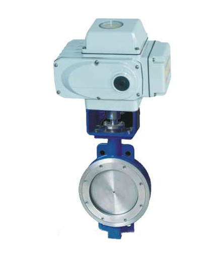 電動(dòng)三偏心對(duì)夾蝶閥