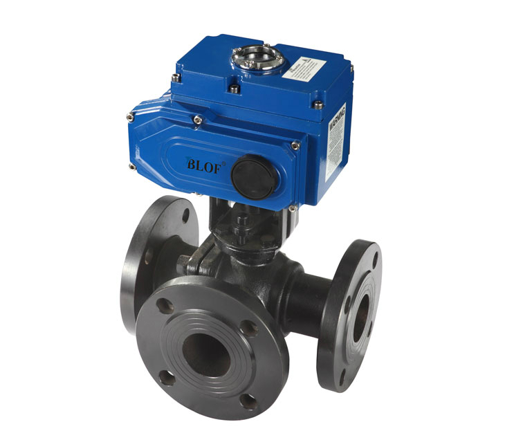 Q944F電動(dòng)三通法蘭球閥