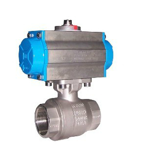 Q611F-16P三片式絲扣氣動(dòng)球閥