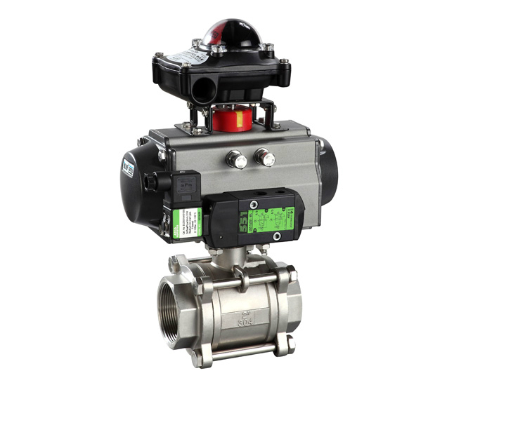 Q611F氣動(dòng)三片式內(nèi)螺紋球閥