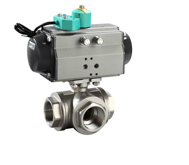 Q614F氣動(dòng)三通內(nèi)螺紋球閥