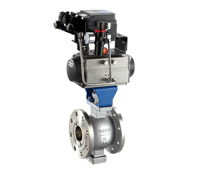 VQ640H氣動(dòng)V型法蘭球閥
