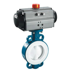 氣動(dòng)襯氟蝶閥