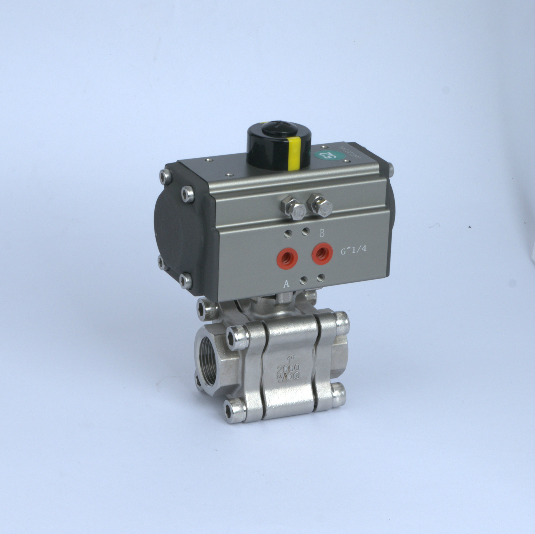 三片式螺紋氣動(dòng)球閥